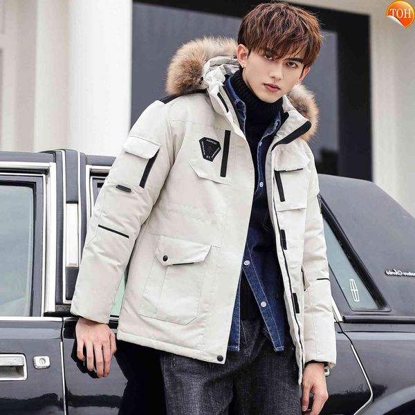 winter new men solid color parkas white duck down men's stand collar warm thick jacket male detachable hat casual parka coat2021, Black
winter new men solid color parkas white duck down men's stand collar warm thick jacket male detachable hat casual parka coat2021, Black