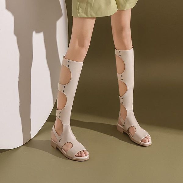 boots brand fashion roman gladiator sandals women knee high summer ladies cut-outs black beige leather casual dress shoes
boots brand fashion roman gladiator sandals women knee high summer ladies cut-outs black beige leather casual dress shoes