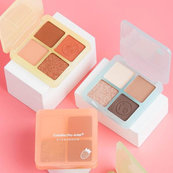 eye shadow four-color eyeshadow lazy matte pearlescent fine flash high-gloss earth color palette
eye shadow four-color eyeshadow lazy matte pearlescent fine flash high-gloss earth color palette