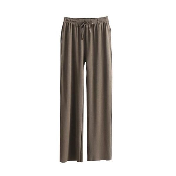 women's pants & capris 2021 summer women wide leg korean lace up elastic waist straight large size casual long solid color a55, Black;white
women's pants & capris 2021 summer women wide leg korean lace up elastic waist straight large size casual long solid color a55, Black;white