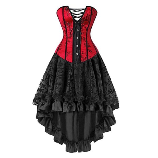 bustiers & corsets steampunk corset dress overbust gothic corselet vintage victorian costume modeling strap women, Black;white
bustiers & corsets steampunk corset dress overbust gothic corselet vintage victorian costume modeling strap women, Black;white