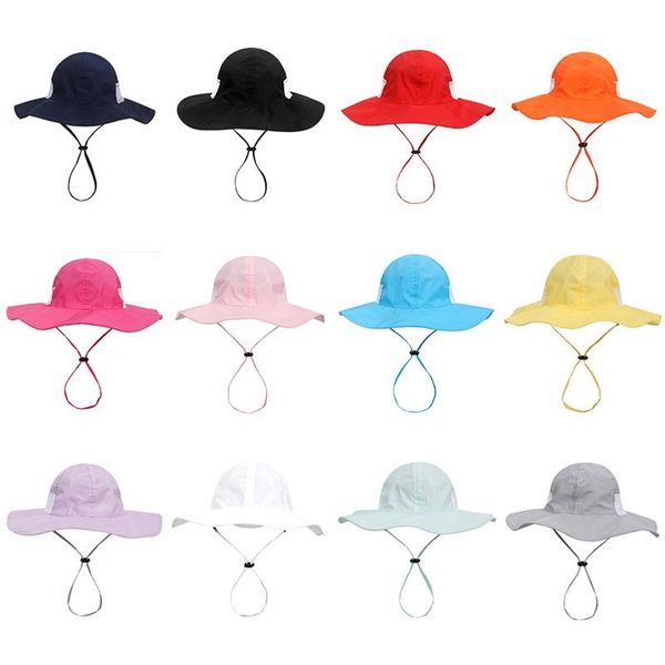 summer baby hat wide brim mesh bucket kids cap outdoor beach sun for boys girls hats caps 4m-6y &, Yellow
summer baby hat wide brim mesh bucket kids cap outdoor beach sun for boys girls hats caps 4m-6y &, Yellow