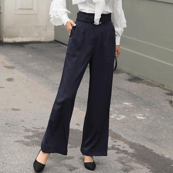 arrival comfortable loose wide leg pants temperamental vintage work style elegant office lady long women's & capris, Black;white
arrival comfortable loose wide leg pants temperamental vintage work style elegant office lady long women's & capris, Black;white