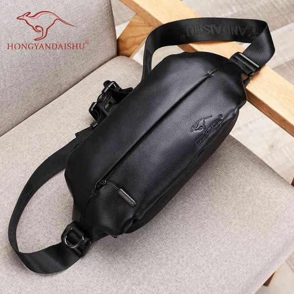 kangaroo large capacity men's bag leather waist waterproof multifunctional chest tide leisure messenger outdoor tourism, Black;red
kangaroo large capacity men's bag leather waist waterproof multifunctional chest tide leisure messenger outdoor tourism, Black;red