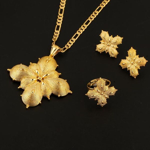 earrings & necklace ethiopian gold color trendy african bridal habesha women wedding jewelry set, Silver
earrings & necklace ethiopian gold color trendy african bridal habesha women wedding jewelry set, Silver