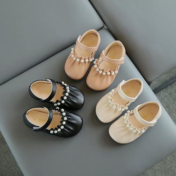 flat shoes pearl baby girls leather toddler princess cute kids casual fashion soft bottom folds single for children, Black;grey
flat shoes pearl baby girls leather toddler princess cute kids casual fashion soft bottom folds single for children, Black;grey