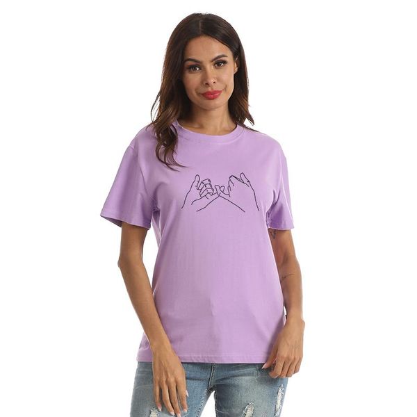 women's t-shirt summer 100% cotton t shirt casual harajuku women men korean fashion funny gesture printed t-shirts plus size clo, White
women's t-shirt summer 100% cotton t shirt casual harajuku women men korean fashion funny gesture printed t-shirts plus size clo, White