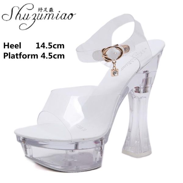 dress shoes girl clear crystal women's nightclub platforms super high heel sandals 14 cm walking show striptease pole dance, Black
dress shoes girl clear crystal women's nightclub platforms super high heel sandals 14 cm walking show striptease pole dance, Black