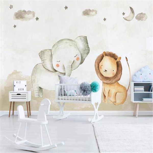 milofi customized 3d personality wallpaper nordic modern minimalist cute animal elephant lion children's room background wall wallpaper
milofi customized 3d personality wallpaper nordic modern minimalist cute animal elephant lion children's room background wall wallpaper