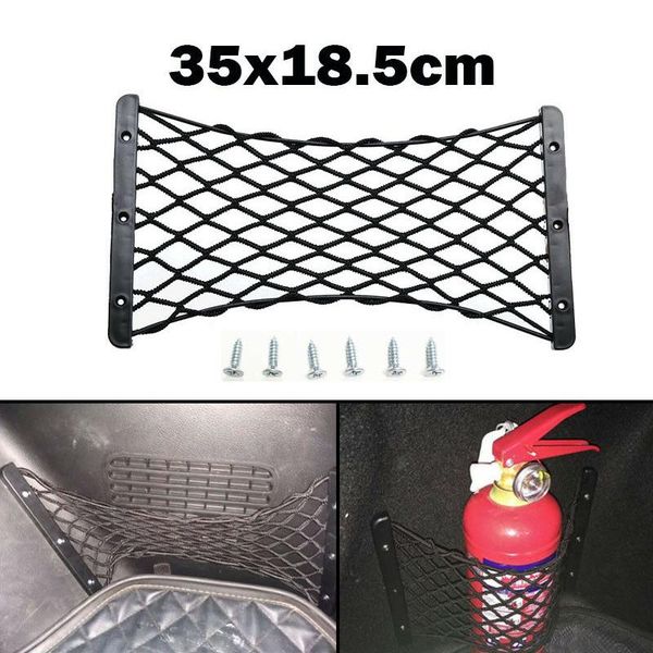car organizer rear trunk side cargo net elastic storage mesh for fire extinguisher luggage interior accessories nets with screws
car organizer rear trunk side cargo net elastic storage mesh for fire extinguisher luggage interior accessories nets with screws