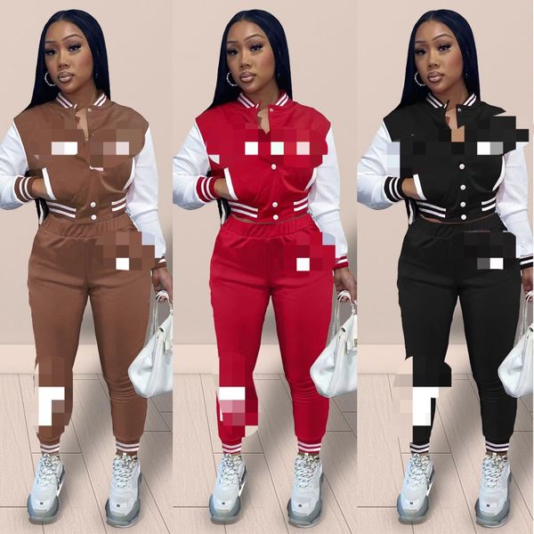 women tracksuits fashion long sleeve hoodies sweatpants outfits leisure baseball jackets set to put logo on it two pieces jogger suits, Gray
women tracksuits fashion long sleeve hoodies sweatpants outfits leisure baseball jackets set to put logo on it two pieces jogger suits, Gray