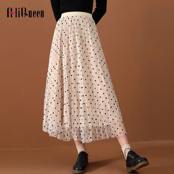 skirts spring summer women 2 sides wear polka dot mesh midi skirt elastic waist velvet patchwork korean womens saias plus size, Black
skirts spring summer women 2 sides wear polka dot mesh midi skirt elastic waist velvet patchwork korean womens saias plus size, Black