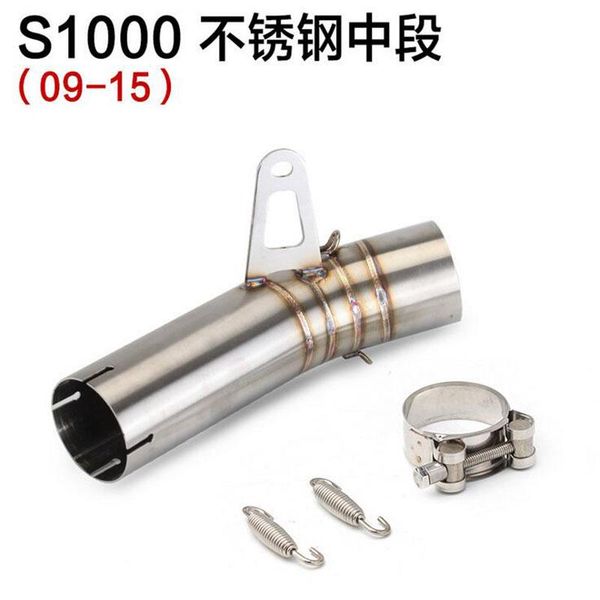 stainless steel motorcycle exhaust middle pipe link with heat shield for s1000rr 2009-2021 years system
stainless steel motorcycle exhaust middle pipe link with heat shield for s1000rr 2009-2021 years system