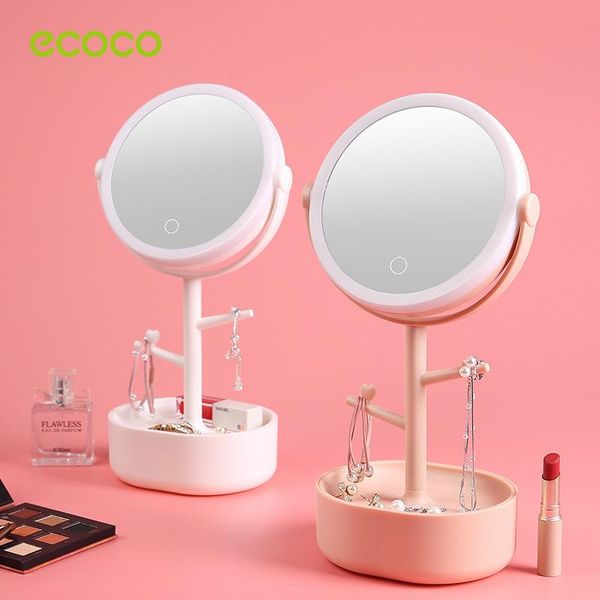 mirrors ecoco multifunctional led makeup mirror jewelry box deskvanity usb hd large light-filling cosmetic storage
mirrors ecoco multifunctional led makeup mirror jewelry box deskvanity usb hd large light-filling cosmetic storage