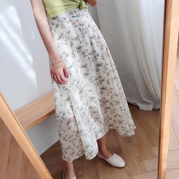 skirts u-swear summer wild korean women long floral pattern chiffon skirt faldas mujer moda 2021, Black
skirts u-swear summer wild korean women long floral pattern chiffon skirt faldas mujer moda 2021, Black