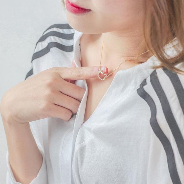 pendant necklaces annuola fresh and small cute cat necklace pearl rhinestone gold-plated chain temperament lady style matching jewelry, Silver
pendant necklaces annuola fresh and small cute cat necklace pearl rhinestone gold-plated chain temperament lady style matching jewelry, Silver