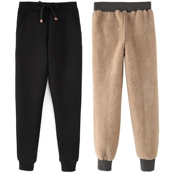 women's pants & capris pantalon femme lambs velvet sweatpants plus size 3xl trousers women winter thicken fleece harem hk235, Black;white
women's pants & capris pantalon femme lambs velvet sweatpants plus size 3xl trousers women winter thicken fleece harem hk235, Black;white
