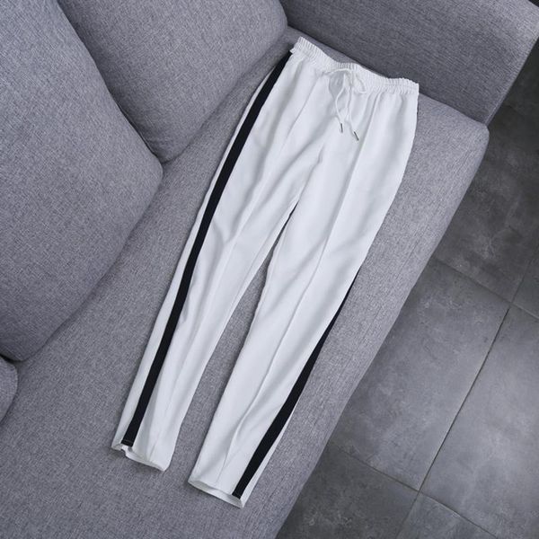 women's pants & capris biaoruina women casual side striped pencil pant female elastic high waist fashion girls trousers active wear, Black;white
women's pants & capris biaoruina women casual side striped pencil pant female elastic high waist fashion girls trousers active wear, Black;white