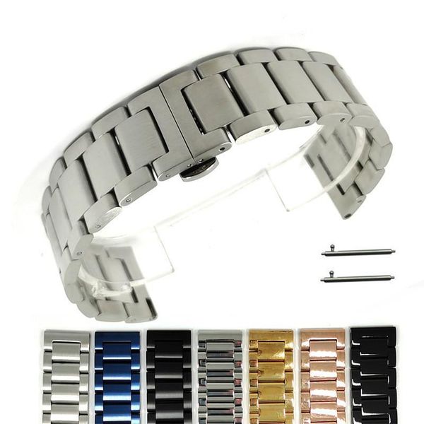 watch bands metal stainless steel watchband for samsung galaxy gear s3 22mm series accessory band replacement durable bracelet, Black;brown
watch bands metal stainless steel watchband for samsung galaxy gear s3 22mm series accessory band replacement durable bracelet, Black;brown