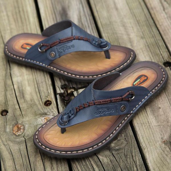 slippers handmade leather summer fashion men flip flops outdoor breathable comfortable flip-flops big size 47, Black
slippers handmade leather summer fashion men flip flops outdoor breathable comfortable flip-flops big size 47, Black