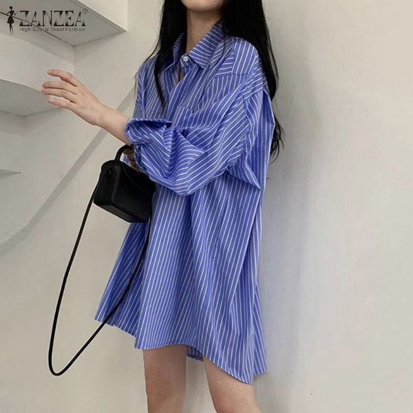 women's blouses & shirts fashion zanzae women blouse 2021 spring casual stiped female single breasted long sleeve loose pockets plus s, White
women's blouses & shirts fashion zanzae women blouse 2021 spring casual stiped female single breasted long sleeve loose pockets plus s, White