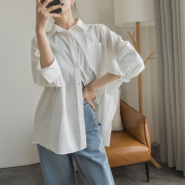 blouses fashionable female blouse Spring street turn-down collar long oversized bf simple, wild style shirt, White
blouses fashionable female blouse Spring street turn-down collar long oversized bf simple, wild style shirt, White