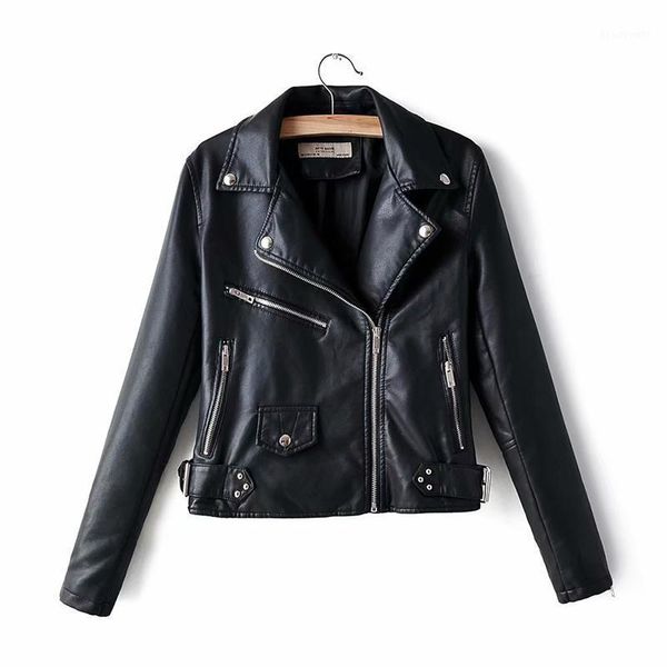 autumn pu leather jacket women short style faux biker bomber jackets turn down collar solid female casual outerwear women's &, Black
autumn pu leather jacket women short style faux biker bomber jackets turn down collar solid female casual outerwear women's &, Black