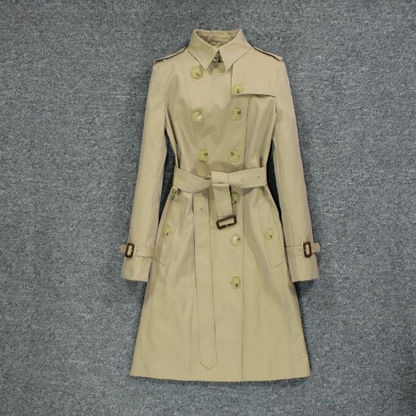 women's trench coats female black blouse just above the knee, overcoat, british style, x0jt, Tan;black 
women's trench coats female black blouse just above the knee, overcoat, british style, x0jt, Tan;black