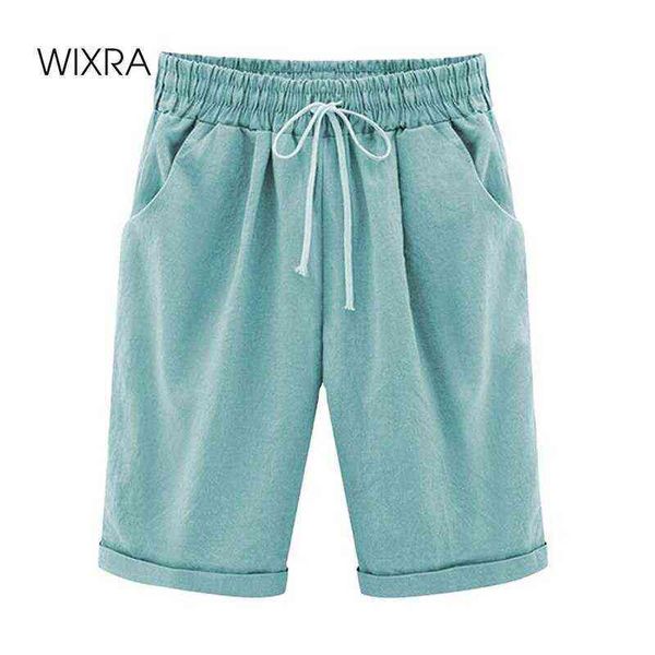 wixra women's lace-up shorts pockets high waist solid casual streetwear 2020 summer women plus size y220311, White;black
wixra women's lace-up shorts pockets high waist solid casual streetwear 2020 summer women plus size y220311, White;black