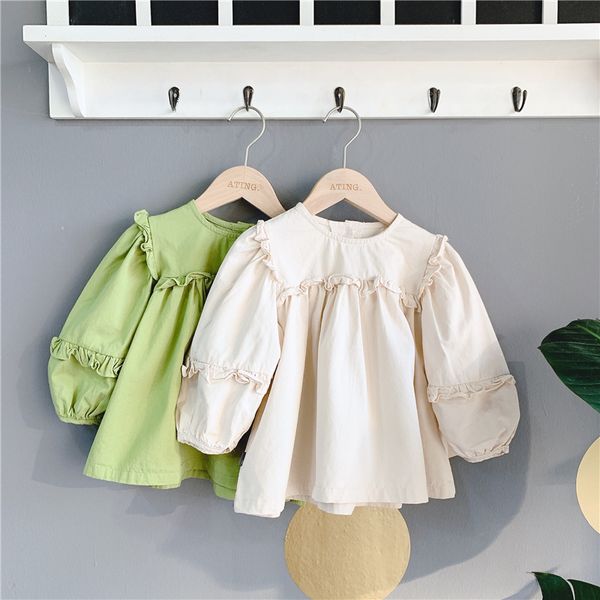 new 2021 spring korean style baby girls blouses ruched puff sleeve cute loose toddlers kids shirts, White;black
new 2021 spring korean style baby girls blouses ruched puff sleeve cute loose toddlers kids shirts, White;black