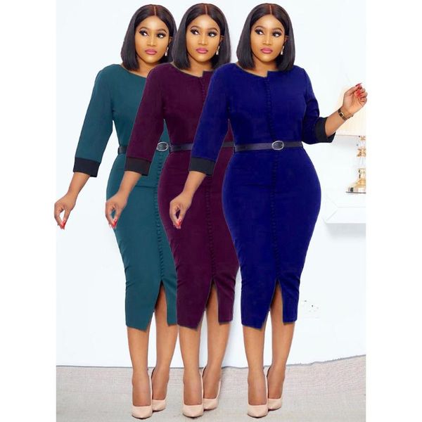 casual dresses european, american and african summer women's elastic dress contrast color one row button split, Black;gray
casual dresses european, american and african summer women's elastic dress contrast color one row button split, Black;gray