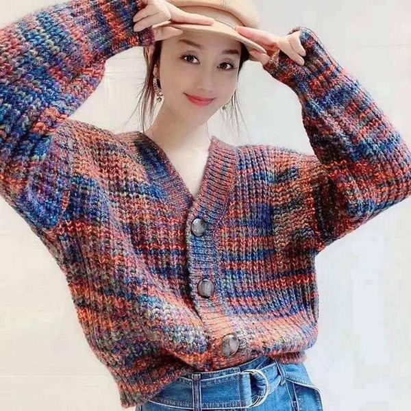 women's knits & tees cotillard shopping mall same autumn 2021 v-neck single breasted loose color knitted long sleeved cardigan sweater, White
women's knits & tees cotillard shopping mall same autumn 2021 v-neck single breasted loose color knitted long sleeved cardigan sweater, White