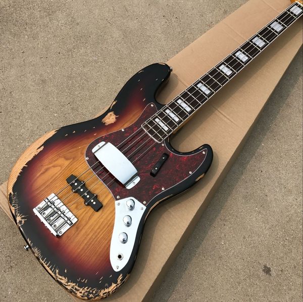custom shop handwork 4 strings electric bass guitar rosewood fingerboard sunburst guitarra relics by hands gitaar
custom shop handwork 4 strings electric bass guitar rosewood fingerboard sunburst guitarra relics by hands gitaar