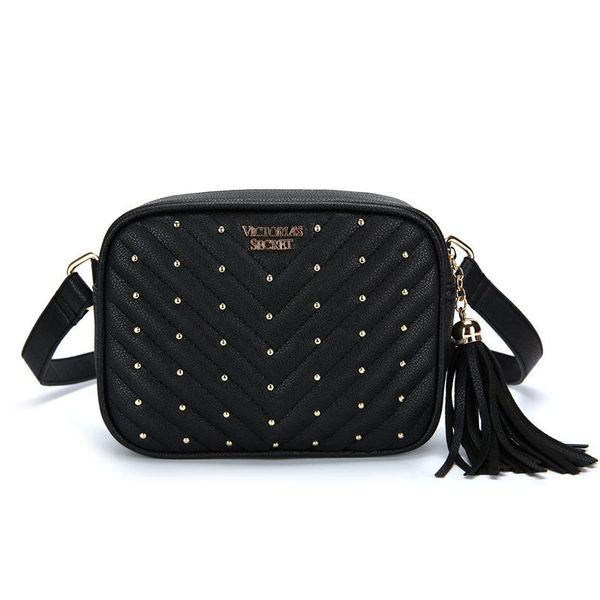 new european and american style female bag pu small square bag shoulder small waist rivet chest