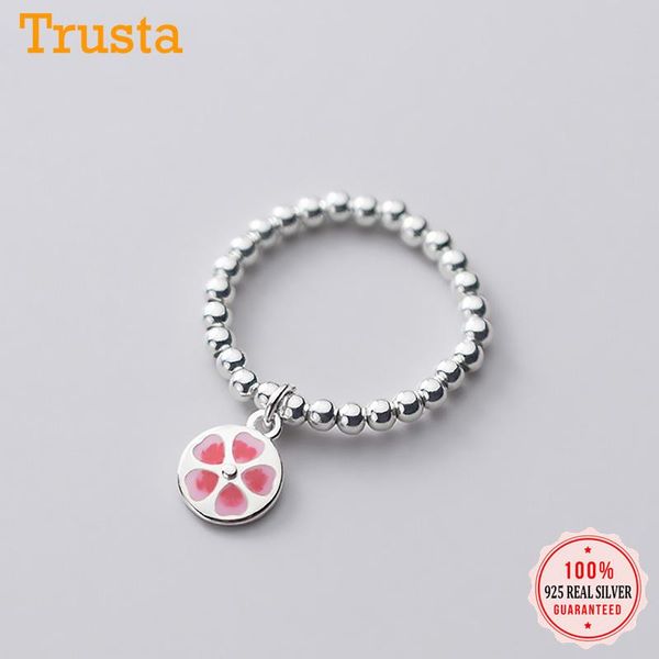 cluster rings trustdavis minimalist real 925 sterling silver sweet beads red flower elastic for women wedding party s925 jewelry da1374, Golden;silver
cluster rings trustdavis minimalist real 925 sterling silver sweet beads red flower elastic for women wedding party s925 jewelry da1374, Golden;silver