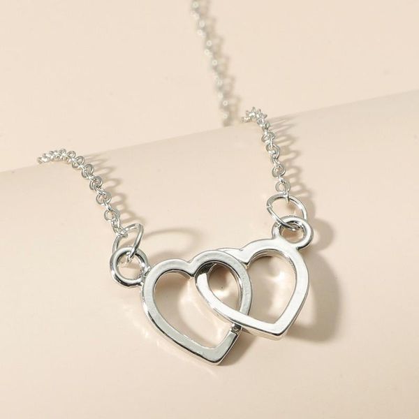 chains necklaces woman double hearts necklace women jewellery ladies geometric lovers silver color trendy cute simple alloy halskette
chains necklaces woman double hearts necklace women jewellery ladies geometric lovers silver color trendy cute simple alloy halskette