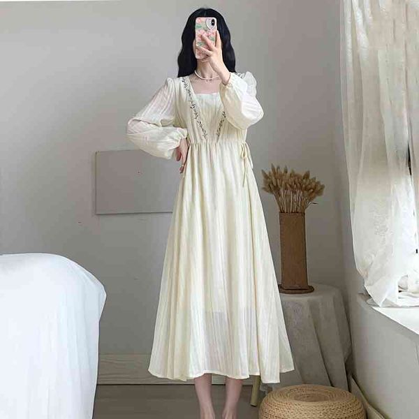 gentle dress elegant spring ins square collar puff sleeves floral embroidered high waist female a-line dresses, Black;gray
gentle dress elegant spring ins square collar puff sleeves floral embroidered high waist female a-line dresses, Black;gray