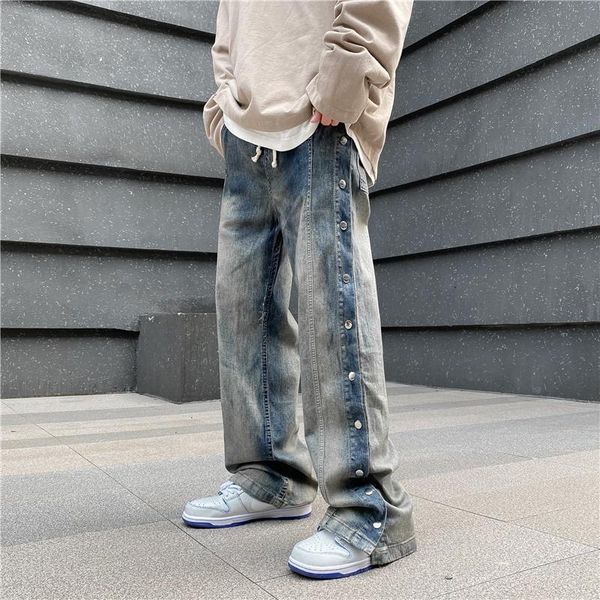 men's jeans fashion straight loose mens retro high street washed cotton casual denim trousers men vintage hip hop jean pants, Blue
men's jeans fashion straight loose mens retro high street washed cotton casual denim trousers men vintage hip hop jean pants, Blue