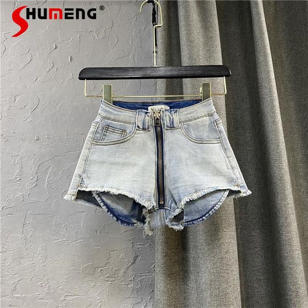 women's jeans 2021 summer solid color low waist loose hem women zipper decorations short wide-leg pants for ladies, Blue
women's jeans 2021 summer solid color low waist loose hem women zipper decorations short wide-leg pants for ladies, Blue