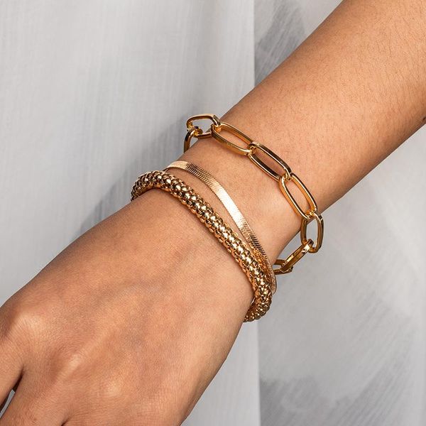 piece set vintage stainless chain bracelets punk women men couple bracelet gold colour trend jewelry gift link,, Black
piece set vintage stainless chain bracelets punk women men couple bracelet gold colour trend jewelry gift link,, Black