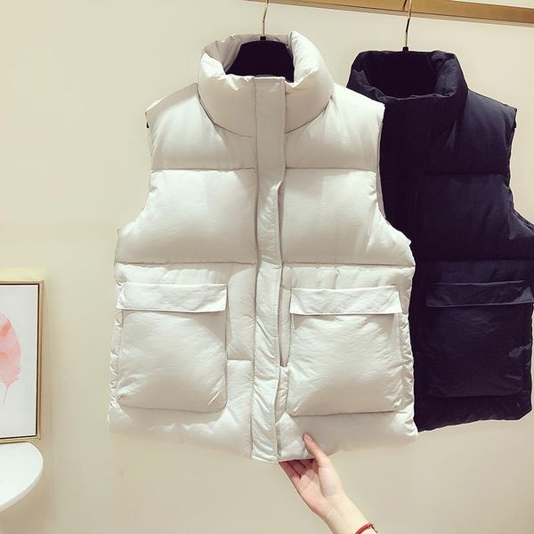 women's vests wholesale 2021 autumn winter selling fashion casual female nice warm vest outerwear bp987, Black;white
women's vests wholesale 2021 autumn winter selling fashion casual female nice warm vest outerwear bp987, Black;white
