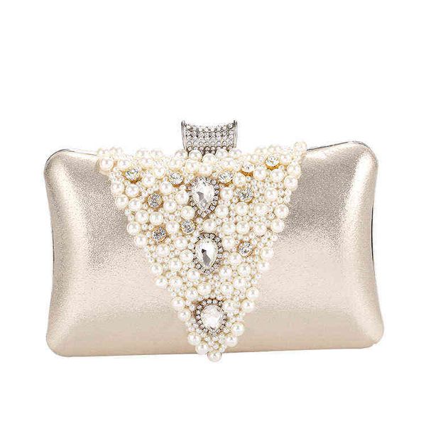 hand embroidered pearl bag fashion women's pearl dinner bag ess evening