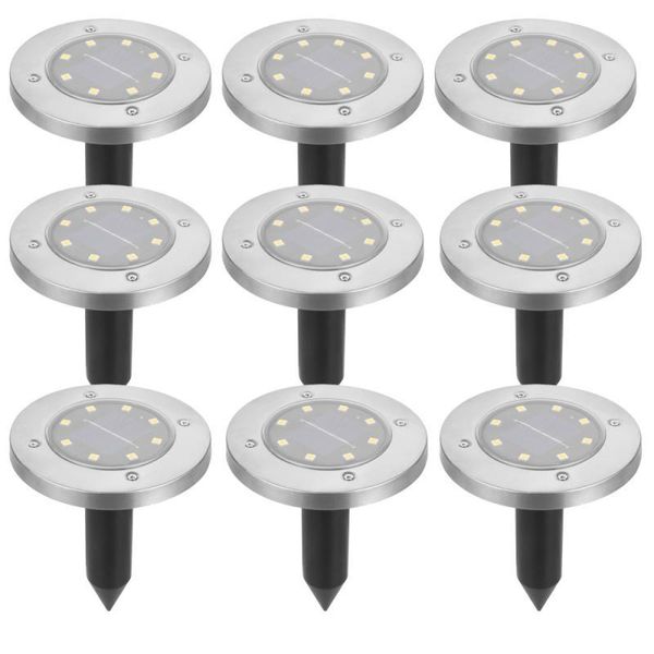 solar lamps 2pcs 8 led lawn yard lights buried garden light waterproof outdoor pathway floor under ground spot lamp
solar lamps 2pcs 8 led lawn yard lights buried garden light waterproof outdoor pathway floor under ground spot lamp