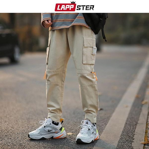 pockets streetwaer cargo pants men 2021 overalls man transparent buckle hip hop joggers male korean military sweatpants men's, Black
pockets streetwaer cargo pants men 2021 overalls man transparent buckle hip hop joggers male korean military sweatpants men's, Black