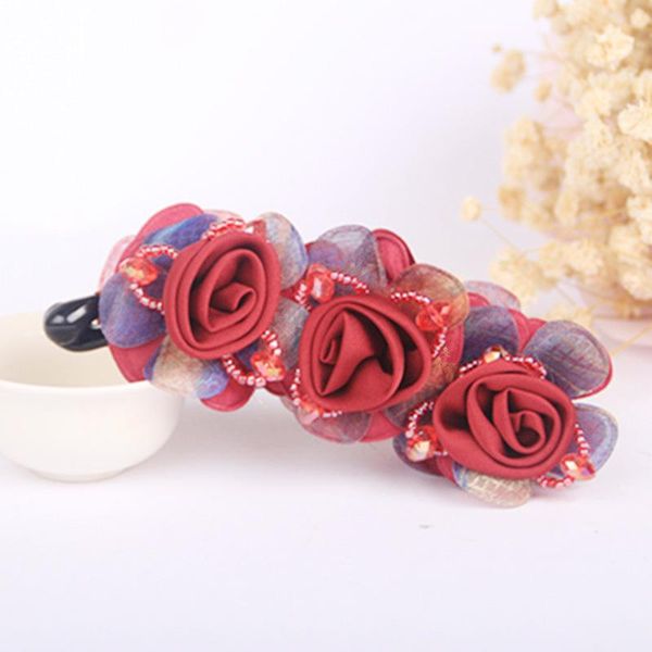 hair accessories cloth rose banana clip elegant ladies flower hairgrips headmade crystal floral hairpins wedding headpiece
hair accessories cloth rose banana clip elegant ladies flower hairgrips headmade crystal floral hairpins wedding headpiece