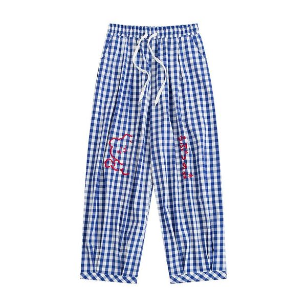 women's pants & capris preppy style bear letter embroidery nine-point summer thin section lattice printed bloomers casual, Black;white
women's pants & capris preppy style bear letter embroidery nine-point summer thin section lattice printed bloomers casual, Black;white