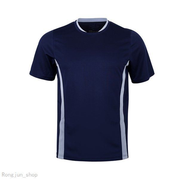 men dark blue short sleeve soccer jersey team training uniform football match shirt quick drokr, Black;red
men dark blue short sleeve soccer jersey team training uniform football match shirt quick drokr, Black;red
