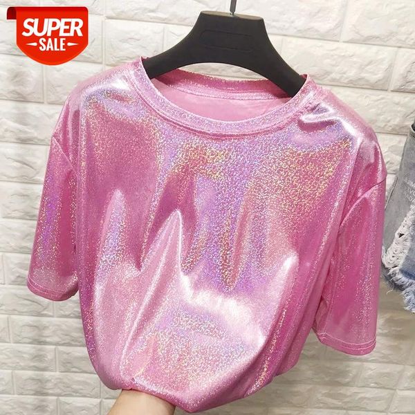 new summer retro style stylish bright silk woman shiny loose short sleeve t-shirt club aesthetic harajuku women tshirt #ta8p, White
new summer retro style stylish bright silk woman shiny loose short sleeve t-shirt club aesthetic harajuku women tshirt #ta8p, White