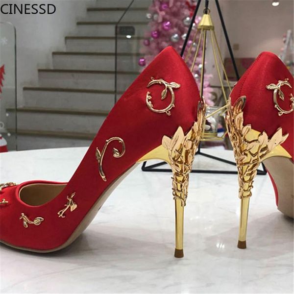 dress shoes women flower metal decorations heel pumps genuine leather sheepskin lining pointed toe high heels, Black
dress shoes women flower metal decorations heel pumps genuine leather sheepskin lining pointed toe high heels, Black
