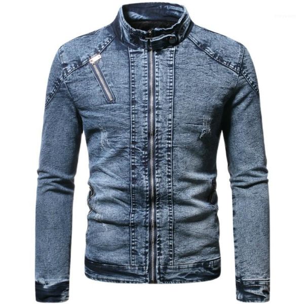 men's jackets denim jacket men moto biker jean autumn winter fashion solid plus velvet stand collar mens casual coat, Black;brown
men's jackets denim jacket men moto biker jean autumn winter fashion solid plus velvet stand collar mens casual coat, Black;brown